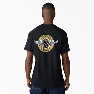 Dickies Garage Short Sleeve Graphic T, 100% Cotton Regular Fit Graphic Print, Workwear Everyday Layering Style