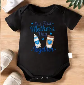 Our First Mother’s Day Together Baby Bodysuit, First Mothers Day Onesie, Mommy and Baby Matching Outfit, Infant Mother’s Day Romper, New Mom Gift, Baby Shower Present, Cute Newborn Keepsake Clothes