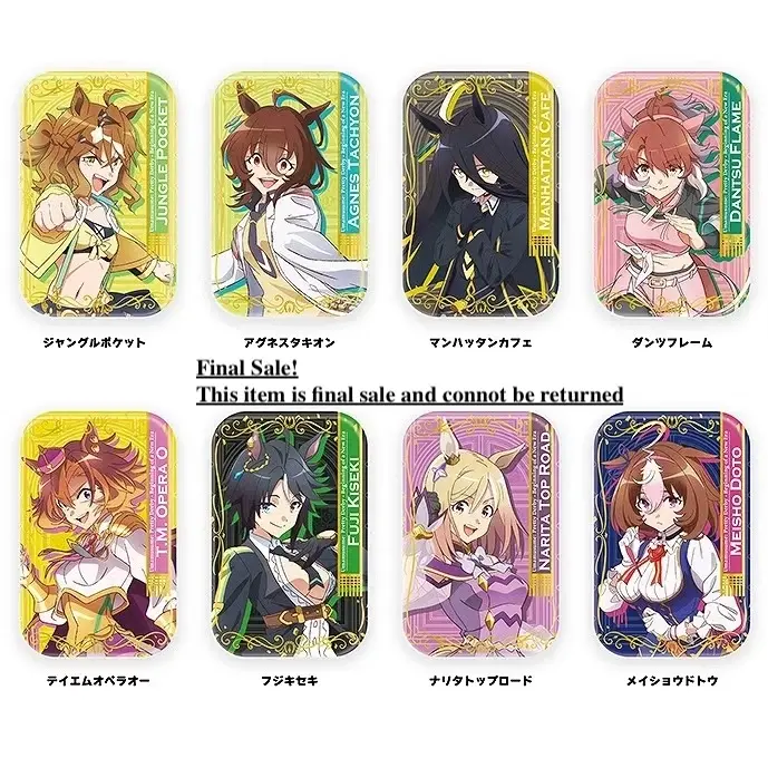 Uma Musume Pretty Derby: Beginning of a New Era Foil Marukaku Can Badge - Random 1