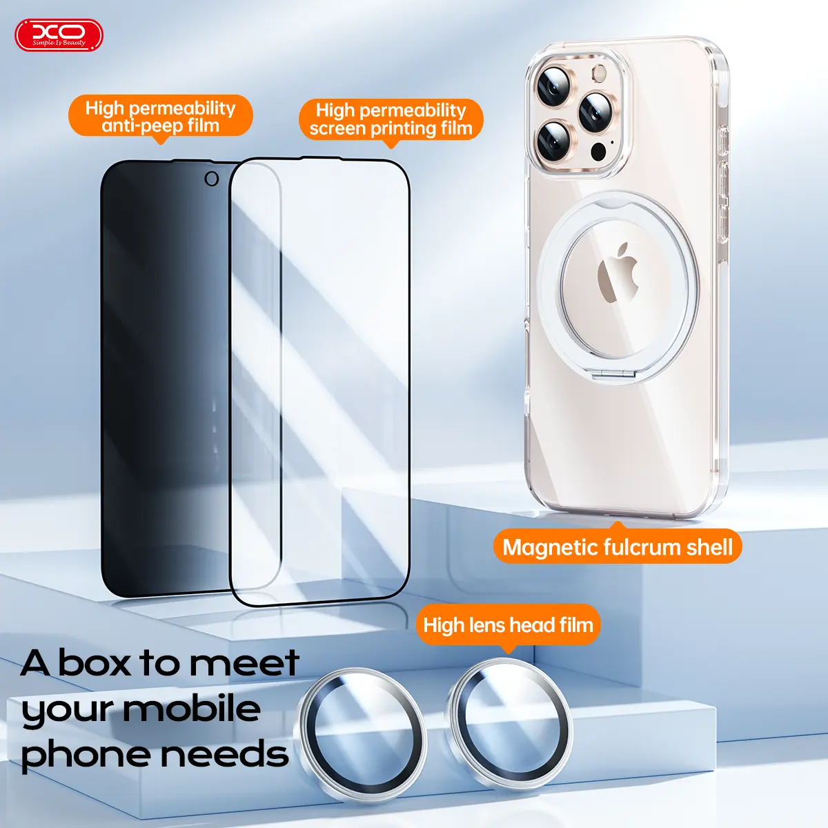 4 in 1 iPhone 16 phone case Set（total 5 Pcs set）, MagSafe Compatible ,360 degree rotating holder ,Screen Protectors 2 Pcs &Privacy Film&Lens Camera Protector &Back Film  ,iPhone 16,iPhone 16 Plus,iPhone16 Pro ,iPhone16 Pro Max