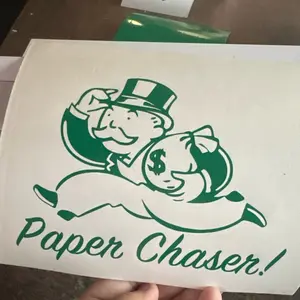 Paper chaser decal