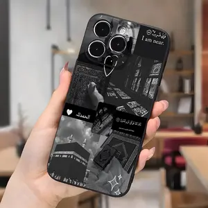 Islamic Girl  Aesthetic Pattern Case for iPhone 16 15 14 Pro Max 13 12 11 XR XS Plus Shockproof Drop Protection Rugged Durable Silicone Cover Gifts for Women