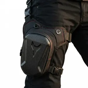 Bike Leg Bag Motorcycle Gear, Men's Waterproof Reflective Rider Bag, Women's Outdoor Sports Crossbody Waist Pack, Delivery Cross Body Bag, Belt Bag, Side Pouch