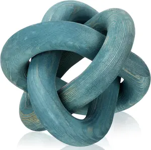 Wood Knot Decor - Hand Carved Coffee Table Decoration