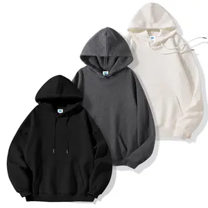 Women's Oversized Solid Basic Hooded Pullover Sweatshirt for Fall and Winter Fashion Casual Outfits