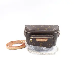 Pre-owned Louis Vuitton Coated Canvas Shoulder Bags Bumbag Monogram Shoulder Bag T10388541