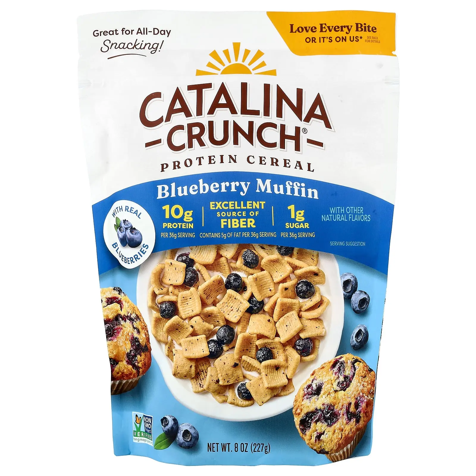 Catalina Crunch Protein Cereal, Blueberry Muffin, 8 oz (227 g) Catalina Crunch Protein Cereal, Blueberry Muffin, 8 oz (227 g)