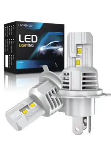 2pcs H7 H4 H11 LED Bulb H1 9005 HB3 9006 HB4 Headlight for Car CANBUS High Power Auto Lights 6000K Mini Wireless Turbo Fan Automobile LED Headlamp 12V