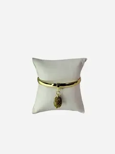 Zayahua Sacred Seed Bangle from Amazonia Natural Shield Against Envy Negative Energies Spiritual Protection Connection Stackable White Bracelet