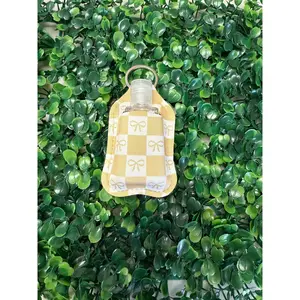Brown Bows Hand Sanitizer Holder