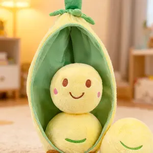 Creative Expression Pea Plush Toy, Funny Dutch Bean Doll, Birthday Gift, Stuffed Animal, Cute and Unique, Perfect Present