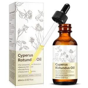 Cyperus Rotundus Oil, Natural Cyprus Rotundus Oil for Hair Removal & Reducing Body Hair Growth, Hydrating & Smooth Skin,Suitable for All Skin Types