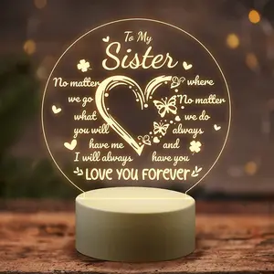 LED Lantern Night Light - Unique LED Mood Light with Lantern Illumination, Versatile Home Hanging Decor, Perfect Thoughtful Gift for Sisters’ Birthdays & Anniversaries, Led Lantern Illumination