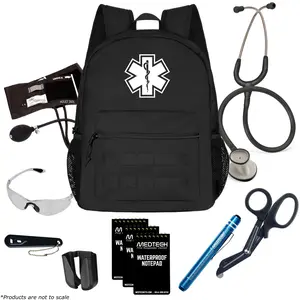 Medtech First Responder Premium Clinical-Stocked Professional Essentials EMT/EMS Premium Kit  Survival Equipment Set