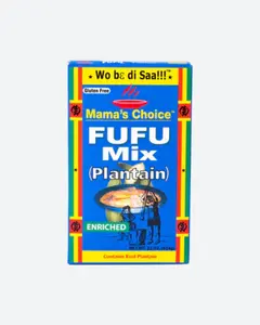 Mama's Choice Fufu Mix Flour, 1.5lbs Vitamin-Rich Healthy Cooking Essential, 24-Month Shelf Life, 24 Months
