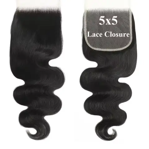 5x5 HD Closure Straight/Body Wave/Deep wave/Water Wave 100% Human Hair extensions