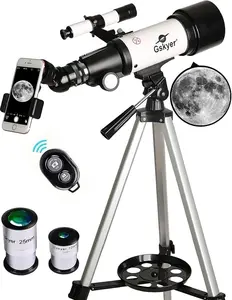 Gskyer Telescope - 70mm Aperture 400mm AZ Mount Astronomical Refracting Telescope for  Beginers kids telescope gskyer70400 SummerGift