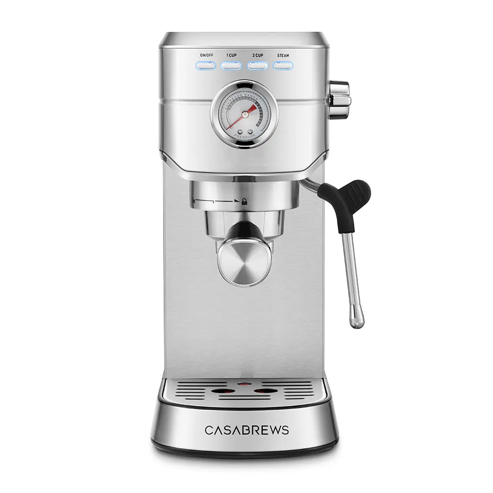 CASABREWS CM5418 20-Bar Kitchen Espresso Machine, Coffee Brewer with Pressure Gauge, Milk Frother CASABREWS CM5418 20-Bar Kitchen Espresso Machine, Coffee Brewer with Pressure Gauge, Milk Frother