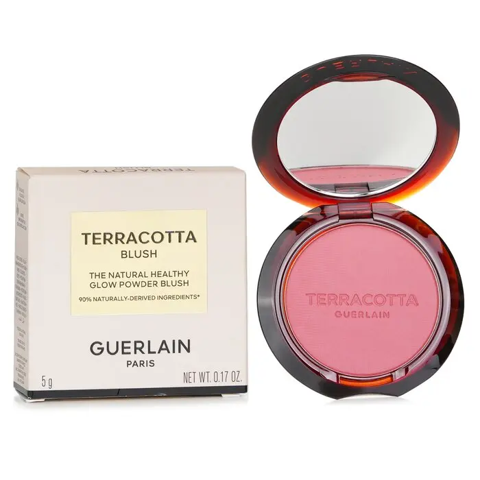 Guerlain Terracotta The Natural Healthy Glow Power Cosmetic Blush - #03 Deep Nude Argan Baked Face Palette, Lightweight Brightening Makeup (TikTok Shop Back to School)