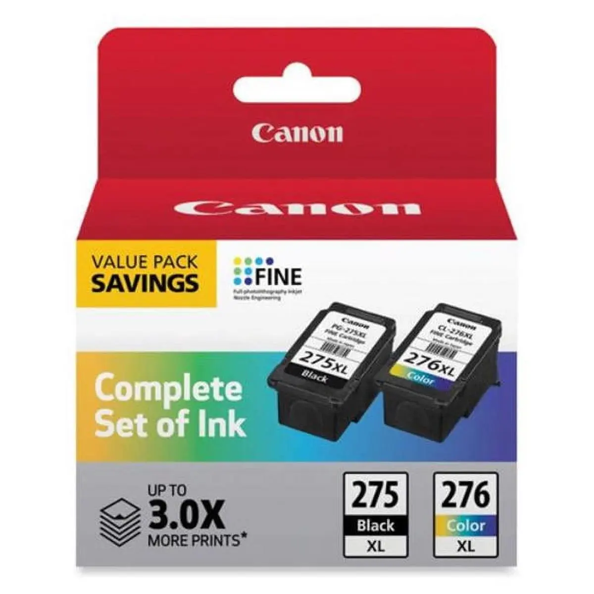 Canon Genuine High-Yield XL Ink Cartridges Multipack (4981C008) with ChromaLife100 Technology - Genuine Inks, Save Money, Print More, Extend Time Between Replacing, Fits TS/TR Series (TS3520, TS3522, TR4720), Black & Tri-Color