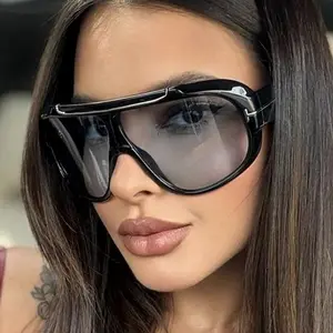 Oversized Sunglasses Women Cool Shades American Style Sun Glasses Men Aviator with UV Protection olardria sunglasses waste airport travel accessory wrap  around  shades Polarized Sunglasses for Men and Women  outdoor  Leopard Double  Heptagram Sunglasses