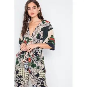 Multi-pattern Jumpsuit Breathable Comfortable Womenswear