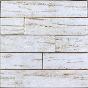 Faux   Peel and Stick Tiles - 10 count 11.8"x11.8"  Wall Sticker Tile Ultralight PVC Wallpaper for Bedroom, Bathroom, Kitchen Backsplash, Farmhouse Interior Decor