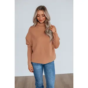 Gretchen Dolman Sweater - Toast