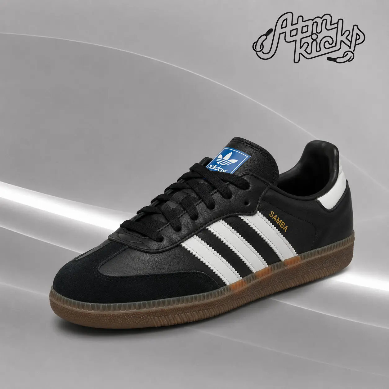 adidas Samba OG Black White Gum B75807 Authentic Shoes Footwear Sneaker Trainer Comfortable Walking Fashion Trending Gift