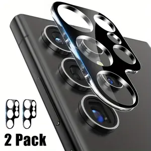 Compatible with Samsung Galaxy S26/S26 Plus/S26 Ultra Cellphone Camera Lens Protector, 2 Galaxy S25 Ultra Galaxy S25 Ultra, 9H Hardness, Anti-Scratch, HD Clear, Bubble-Free Installation, Case Friendly, Anti-Fingerprint, Accessories, Protection