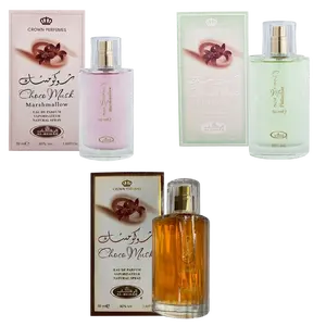 (3pc Bundle Pack) Choco Musk + Marshmallow + Pistachio by Al-Rehab EDP Spray, 50ml