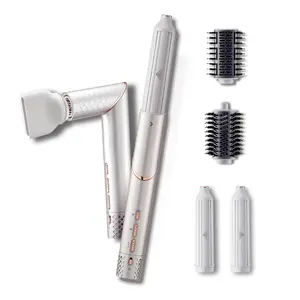 GLAMUP FlexiAir 5 In 1 Hot Air Styler, Foldable Multi Hair Styling, Autowrap, Curling, Volumizing, Straightening & Drying, Air Curler, Flexible hair  curling Multifunctional Hair