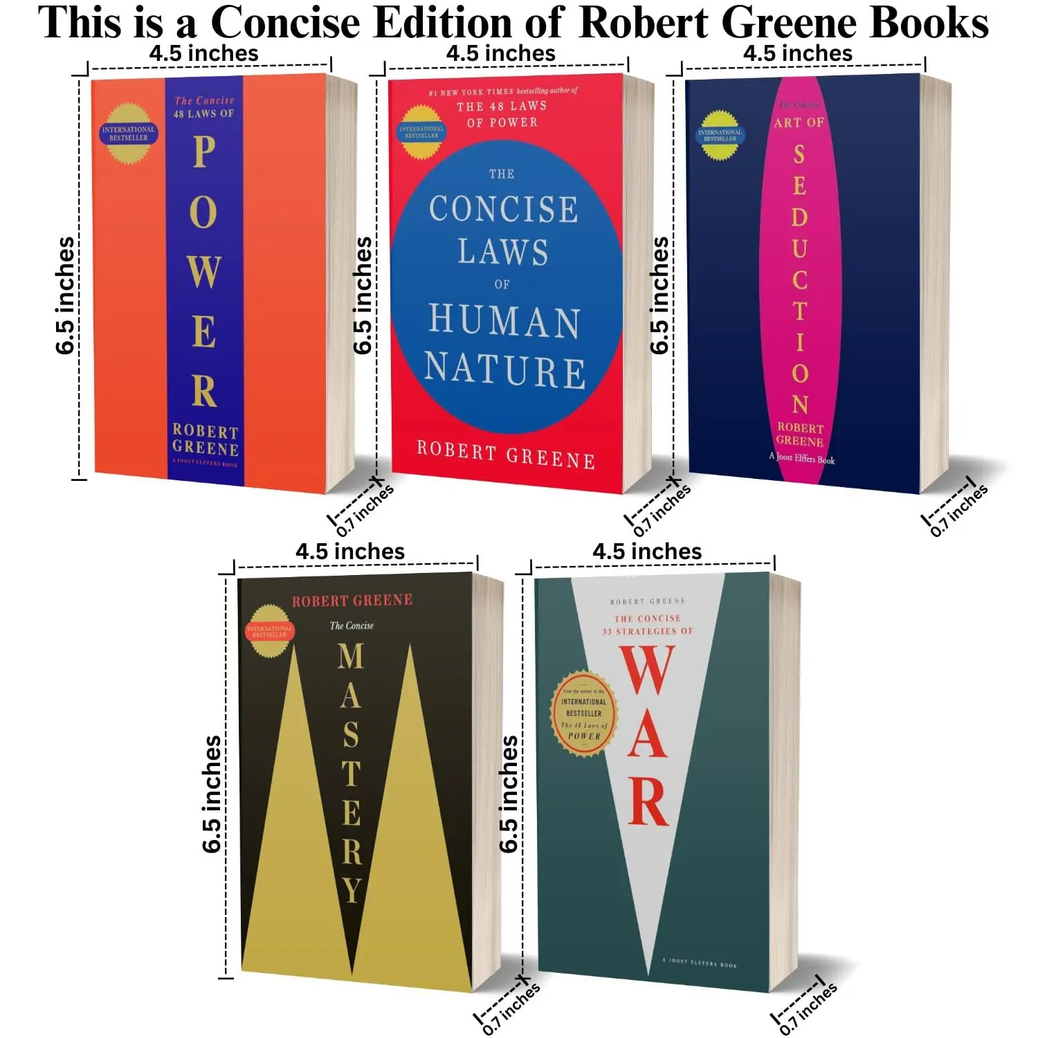 Collection 5 Books Set - [CONCISE] Seduction, Power
