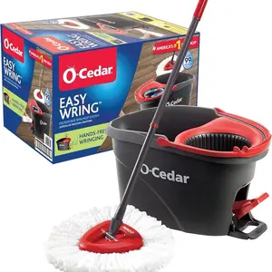 O-Cedar EasyWring Spin Mop and Bucket System Cleaning Microfiber