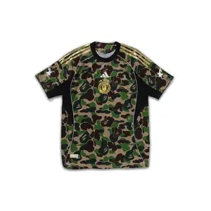 adidas x BAPE Football Graphic Slim Jersey T-shirt Green (men) by StockX