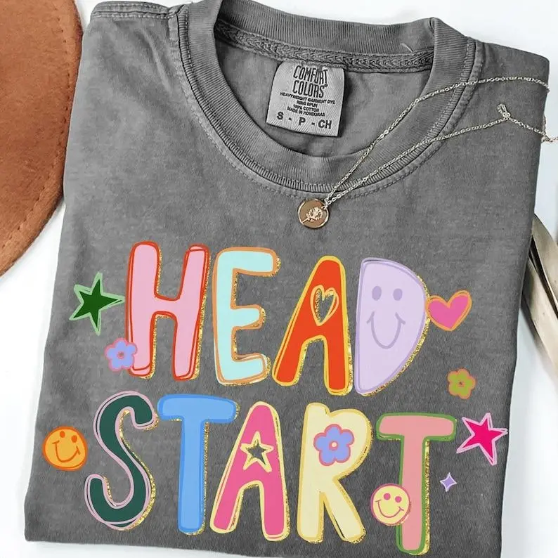 Comfort Colors Head Start Teacher Shirt, Early Childhood Education Tee, Preschool Teacher Shirt, ECE Teacher Apparel, Teacher Gift for Educators