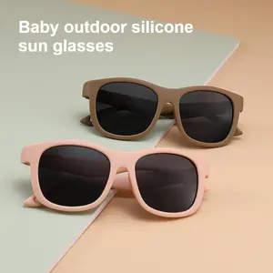 Baby Sunglasses for 0-3 Years Old, 2026 New Flexible Silicone Frame Toddler Sunglasses, UV Protection Outdoor Shades for Infants & Kids summerwins,summerwins