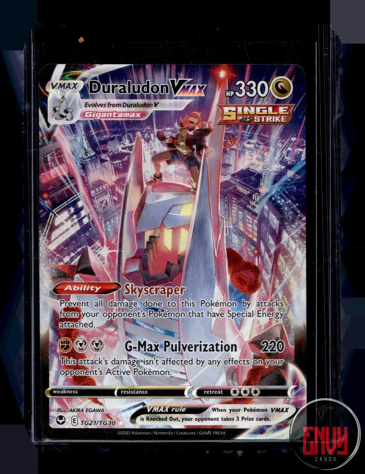 Duraludon VMAX NM TG21/TG30 Silver Tempest Trainer Gallery Pokemon Holo