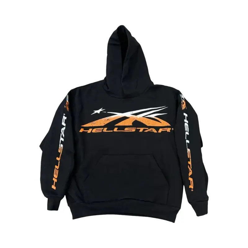 Hellstar Sports Logo "G.A.B.O.S." Black Hoodie