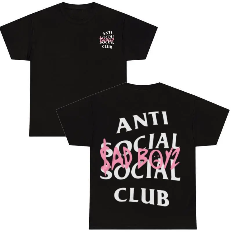 [ ✨   100% Cotton]Anti Social Social Club Mania Tshirt, Junior H Merch, Vintage Hip Hop Rap Shirt, Unisex Tee, Gift For Fan, Trendy Regular Workout Tee , For Men and Womencomfortable