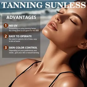 MegustaMe Body Tanning Mousse Hydrating Bronze Kind to Skin with Glycerin & Botanical Extracts for Smooth Luminous Tan