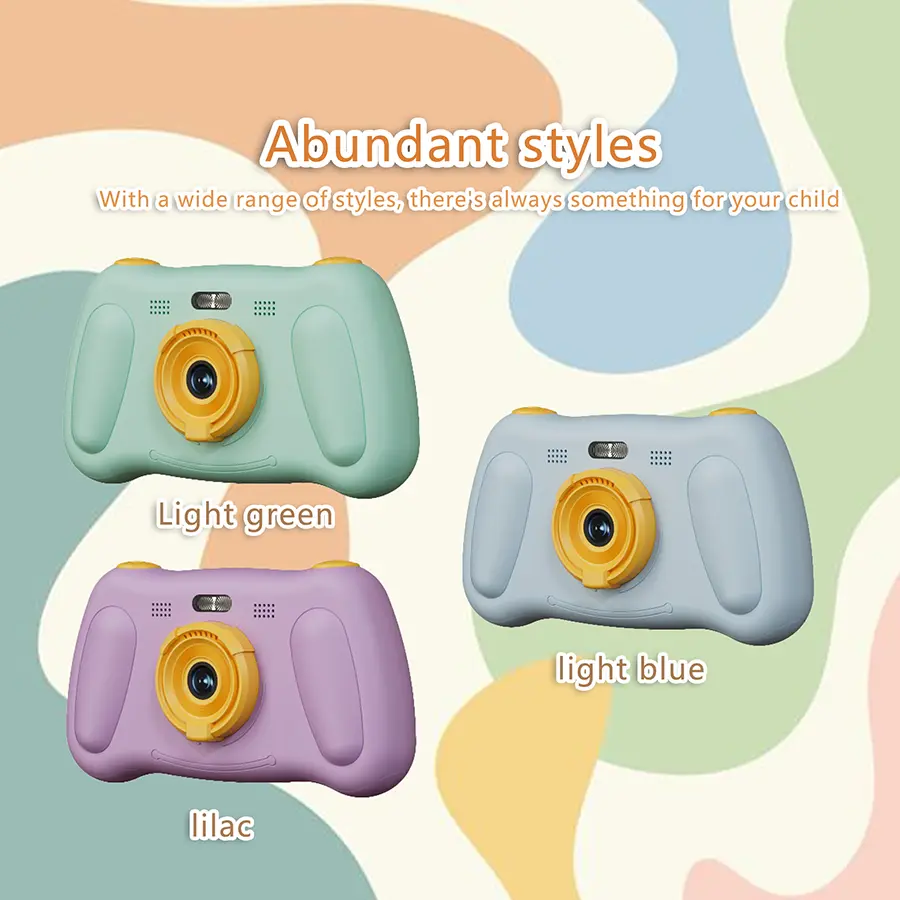 Kids Multifunctional Camera with Games and Music - Colorful Children's Digital Camera for Photography, Video Recording and Puzzle Play