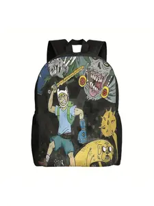 1 piece Daypack Adventure Time Back to school season Sturdy Shoulder Students For Gifts Cool Knapsack For Work Lightweight Casual Daypack