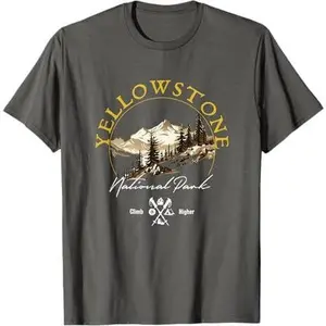 Yellowstone National Park Retro Vintage Apparel - Souvenir T-Shirt
