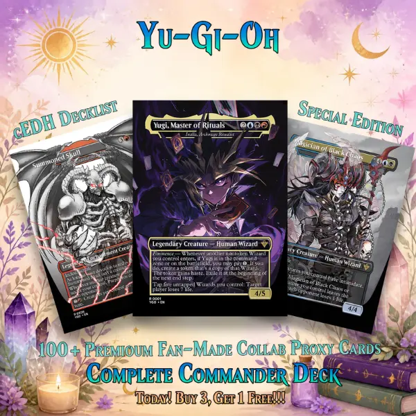 Dark Magic Synergy Deck - Premium Anime Custom 111 Pcs