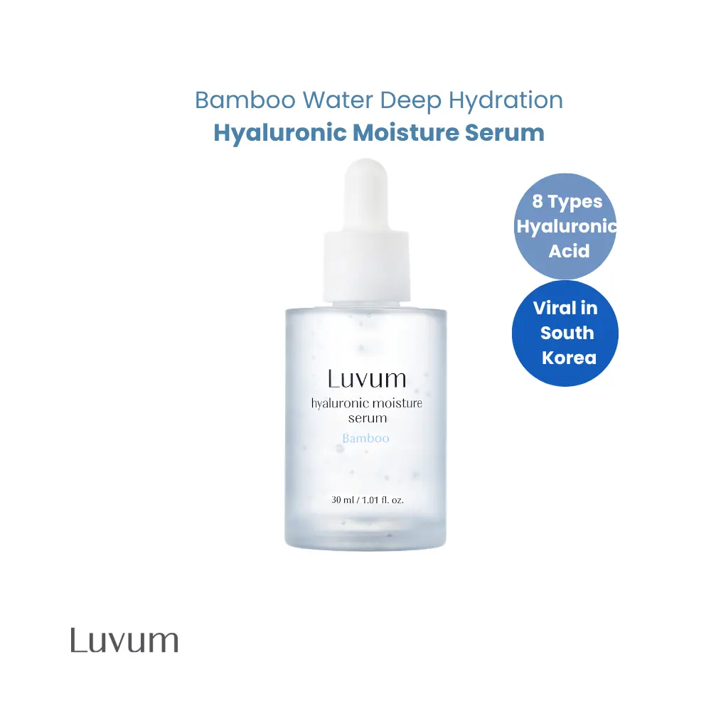 Luvum Bamboo Hyaluronic Moisture Serum, Ceramide, Hyaluronic Acid, 1.69 fl. oz