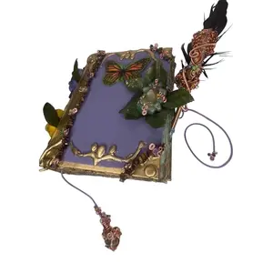 Hand Made Vintage Lineage Fairy/Shadow Book/Journal/Diary