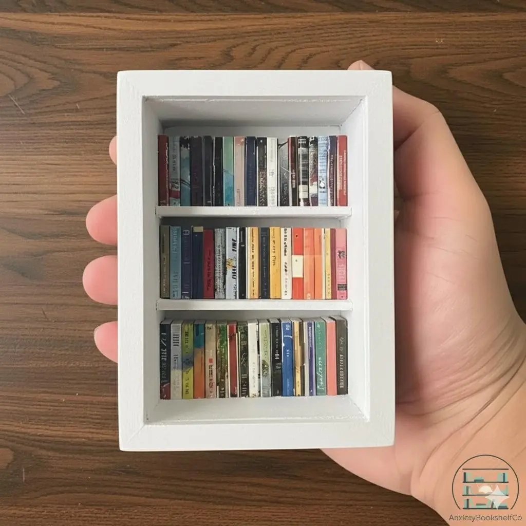 DIY Mini Bookshelf Kit, Portable Decorative Shelf for Small Spaces, Unique Home Library Display Rack, Charming Wooden Open Bookshelf, Bookshelf Insert Decor