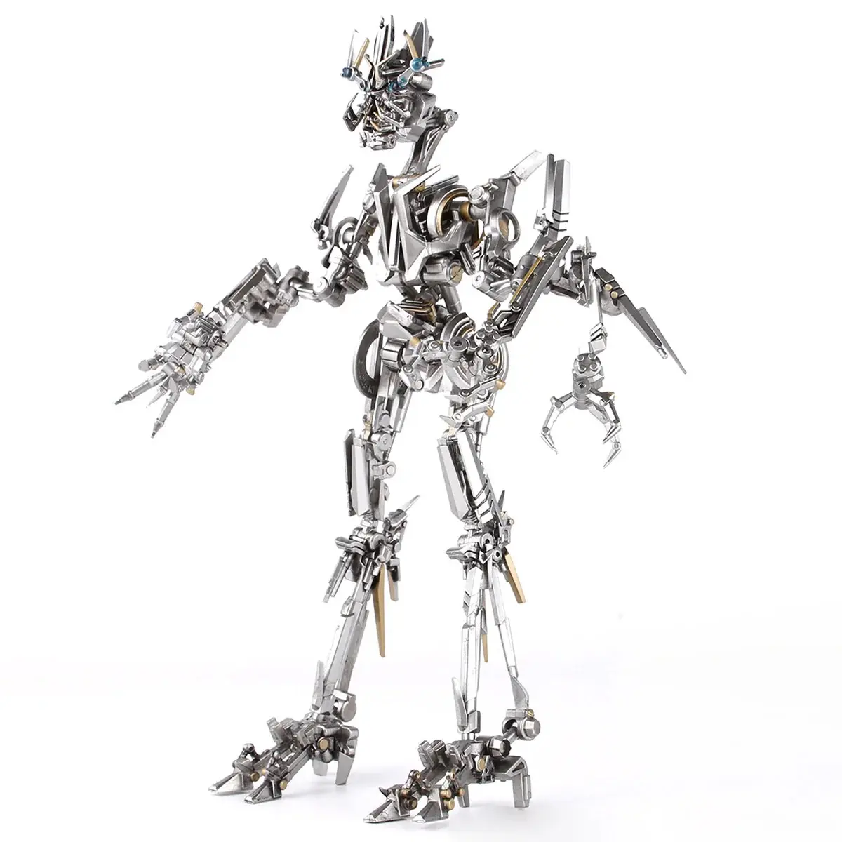 Killerbody Frenzy MRP Transformers Collectible Action Figure - Official License, 20cm, Magnetically Controlled LED Eye Lights, Movable Eyes & Jaw, Nylon & Metallic Details, AG1 Batteries Included, Choking Hazard Small Parts, for Collectors, Led Lighting,,