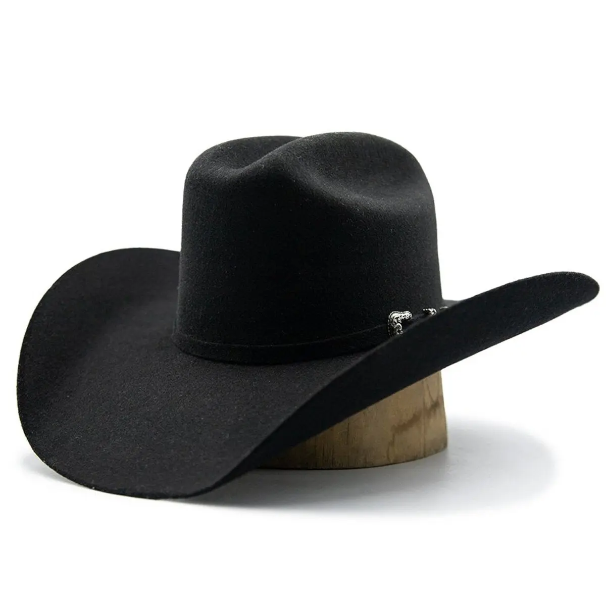 Texana Tombstone Horma Roper Western Hat - Black, Handmade Hat, 20X Quality Fashion Accessory